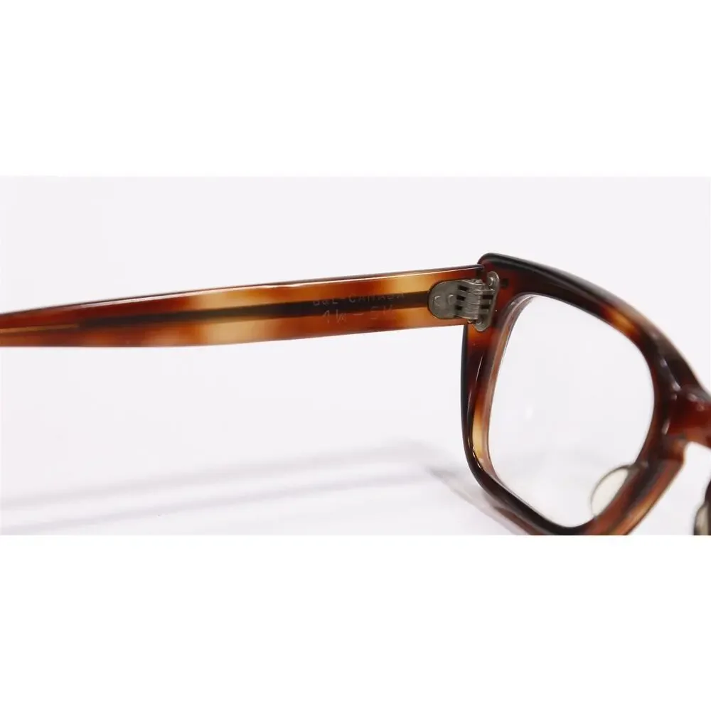B&L Bausch & Lomb Canada Vintage Tortoise Eyeglasses 4 1/4 - 5 1/2